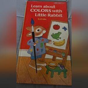 1984 Learn About Colors with Little Rabbit Knee-High Books J.P. Miller Easter